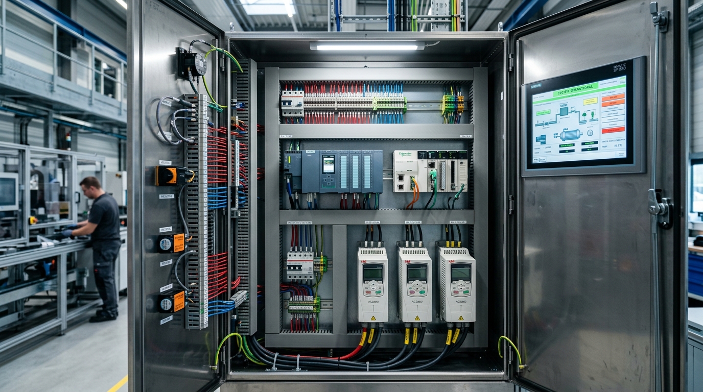 Industrial Automation Control Room